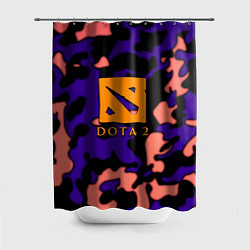 Шторка для душа DOTA 2 камуфляж, цвет: 3D-принт