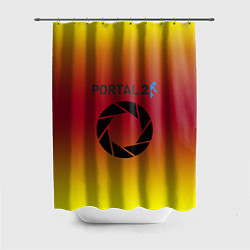 Шторка для душа Portal 2 gradient, цвет: 3D-принт