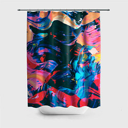 Шторка для душа Colors, цвет: 3D-принт