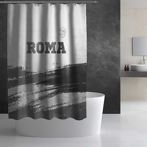 Шторка для ванной Roma - white gradient посередине / 3D-принт – фото 2