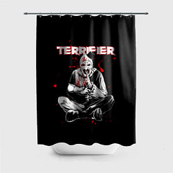 Шторка для душа Terrifier clown Art, цвет: 3D-принт