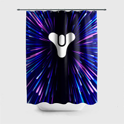 Шторка для душа Destiny neon energy, цвет: 3D-принт