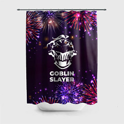 Шторка для душа Праздничный Goblin Slayer, цвет: 3D-принт