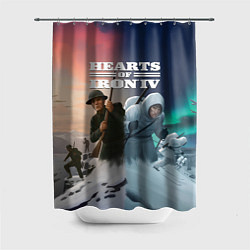 Шторка для душа Hearts of Iron IV arms against tyranny, цвет: 3D-принт