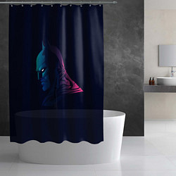 Шторка для душа Batman gradient, цвет: 3D-принт — фото 2