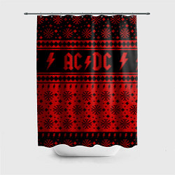 Шторка для душа ACDC christmas sweater, цвет: 3D-принт