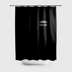 Шторка для душа Arctic Monkeys - classic black color, цвет: 3D-принт