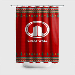 Шторка для душа Great Wall new year, цвет: 3D-принт