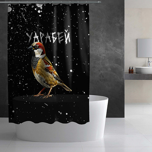 Шторка для ванной Уарабей / 3D-принт – фото 2