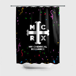 Шторка для душа My Chemical Romance конфети, цвет: 3D-принт