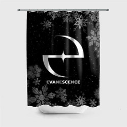 Шторка для душа Снежный Evanescence, цвет: 3D-принт