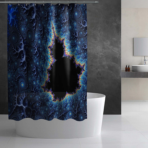 Шторка для ванной Психоделика абстракця / 3D-принт – фото 2
