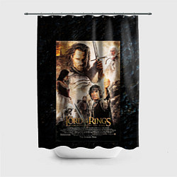 Шторка для душа The lord of the rings - the return of the king, цвет: 3D-принт