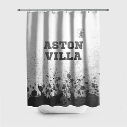 Шторка для душа Aston Villa - white gradient посередине, цвет: 3D-принт