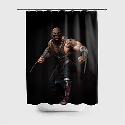 Шторка для душа Mortal kombat - baraka, цвет: 3D-принт
