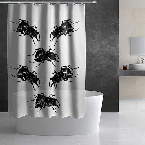 Шторка для ванной Mezzanine / 3D-принт – фото 2