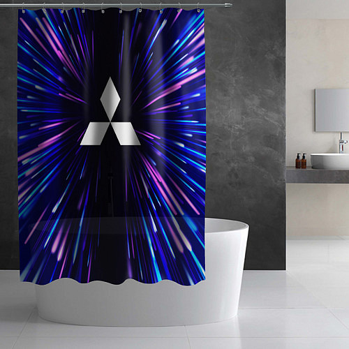 Шторка для ванной Mitsubishi neon energy / 3D-принт – фото 2