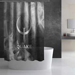 Шторка для душа Quake - grey gradient, цвет: 3D-принт — фото 2