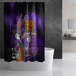 Шторка для душа Багз Банни - Looney Tunes, цвет: 3D-принт — фото 2