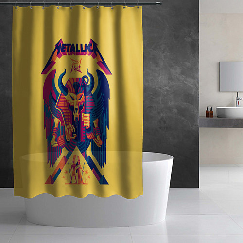 Шторка для ванной Metallica - Egypt / 3D-принт – фото 2