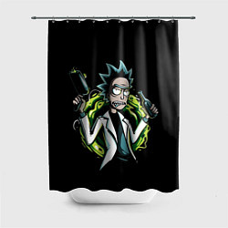 Шторка для ванной Rick with gun