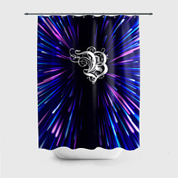 Шторка для душа Burzum neon energy, цвет: 3D-принт