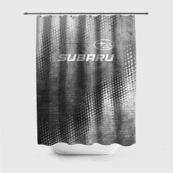 Шторка для душа Subaru - grey gradient посередине, цвет: 3D-принт