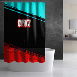 Шторка для душа Dayz neon color, цвет: 3D-принт — фото 2