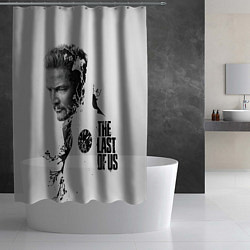 Шторка для душа The last of us - Joel and Ellie, цвет: 3D-принт — фото 2