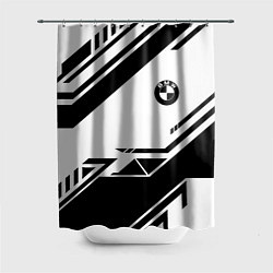 Шторка для душа BMW geometry black, цвет: 3D-принт