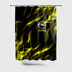 Шторка для душа Opel огненный стиль, цвет: 3D-принт