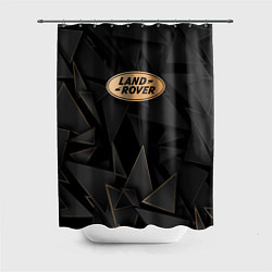Шторка для душа Land Rover golden poly, цвет: 3D-принт