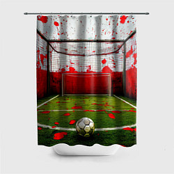 Шторка для душа Мини-футбол, цвет: 3D-принт