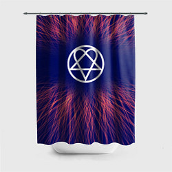 Шторка для душа HIM red energy, цвет: 3D-принт