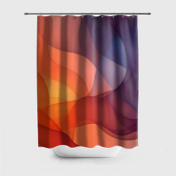 Шторка для душа Летящая вуаль, цвет: 3D-принт