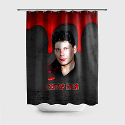 Шторка для душа Сектор газа - рок жив, цвет: 3D-принт