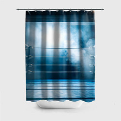 Шторка для душа Ринг в тумане, цвет: 3D-принт