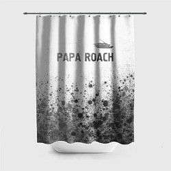 Шторка для душа Papa Roach - white gradient посередине, цвет: 3D-принт