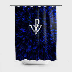 Шторка для душа Powerwolf blue energy, цвет: 3D-принт