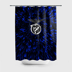 Шторка для душа Benfica blue energy, цвет: 3D-принт