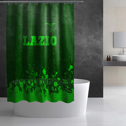 Шторка для ванной Lazio - green gradient посередине / 3D-принт – фото 2