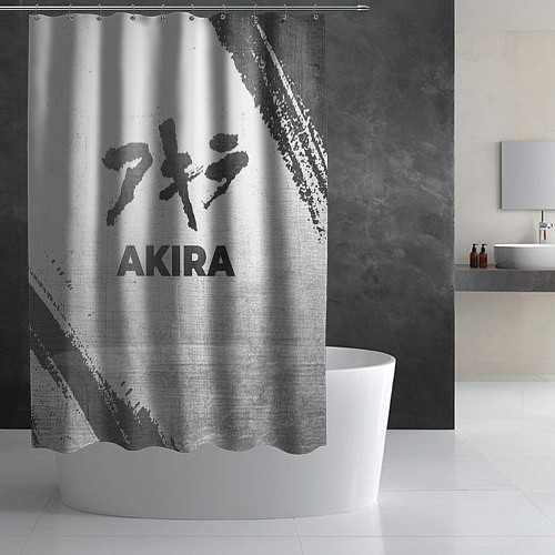 Шторка для ванной Akira - white gradient / 3D-принт – фото 2