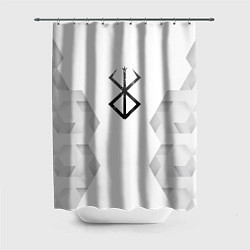 Шторка для ванной Berserk white poly