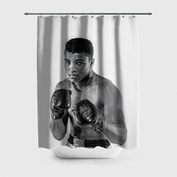 Шторка для душа Young Muhammad Ali, цвет: 3D-принт