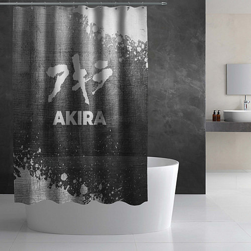 Шторка для ванной Akira - grey gradient / 3D-принт – фото 2