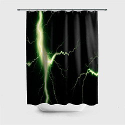 Шторка для душа Lightning yellow текстура, цвет: 3D-принт