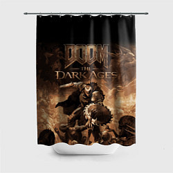 Шторка для душа Doom the dark ages, цвет: 3D-принт