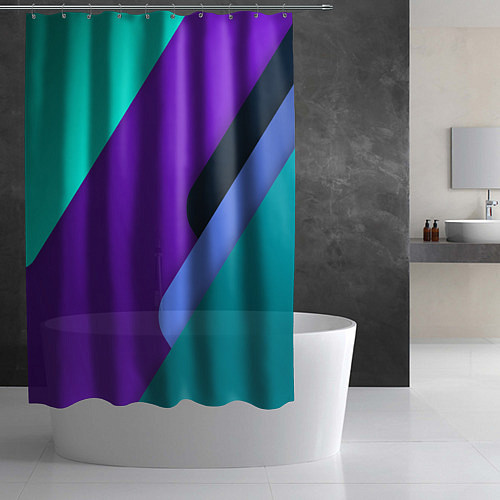 Шторка для ванной Multicoloured / 3D-принт – фото 2