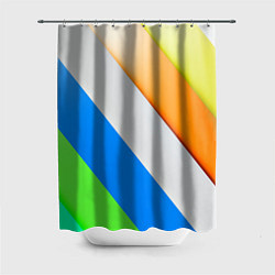 Шторка для душа Striped, цвет: 3D-принт