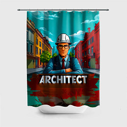 Шторка для душа Architect, цвет: 3D-принт